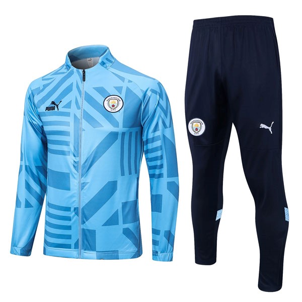 Trainingsanzug Manchester City 2022-23 Blau